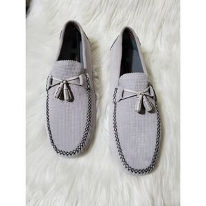 Ted BakerLondon Erbonn Suede Loafers-Light Grey Size 11